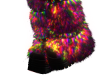 Rainbow Glo Fur Boots