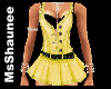 Yellow Suspender Skirt