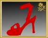 Goldi Red Spike Sandal