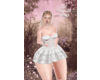 .B White mini dress