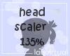 Kids head scaler 135% F