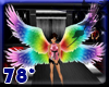 color angel wings