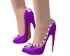Violet,Shinny,Heel,shoes