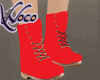 {W}Red Booties