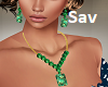 Emerald/Jade Jewel Set