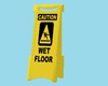 Clinic Wet Floor Warning