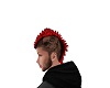 skull red mohawk