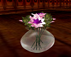 pink & purple rose vase