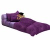 animated purple bed