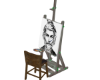 Easel Jack BW