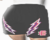 purple lightning shorts