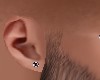 Ear Studs Black