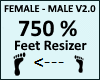 Feet Scaler 750% V2.0