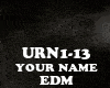 EDM - YOUR NAME