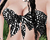Sequins Silver Blk Top