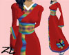 Red Kimono w/Butterfly