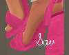 Pearly Heels-Hot Pink