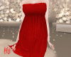 梅 red dress