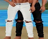 ripped white pants