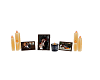 Mantel pictures  candles