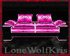 Salon 2-Seat Couch Pink