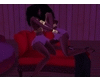 Long Hot Kiss Chair