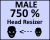 Head Scaler 750% Male