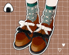 W Ribbon Loafers BR