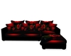 red roses couch