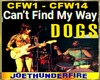 DOGS Cant find my way