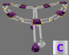 Purple Topaz Necklace 