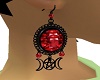 Red Witch Earrings