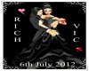 Rich & Vics Wed Sticker