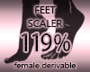 Foot Feet Scaler 119%