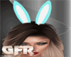 teal bunny ears