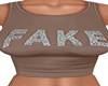 Brown Fake Top