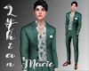 LM Sam Floral Suit Teal