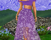 Purple FLoral Dress