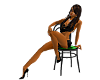 Green Sexy Pose Chair