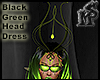 Black&Green Headdress
