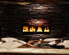 Stone fire place