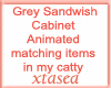 Grey Sandwish Cabinet A