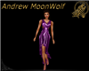 Metallic Purple Gown