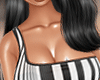 Maggie Blk Stripe Dress