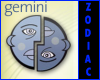 `Zodiac Gemini Sticker