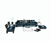 sofa bleu + poses