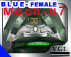Mech-07 Warrior Blue [F]