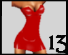 13 Mini Dress Red