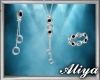 A* Iris set silver