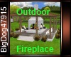 [BD] Outdoor Fireplace